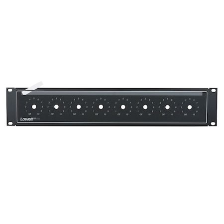 Lowell Rack Panel for VC 2U LVC8P-ID-2